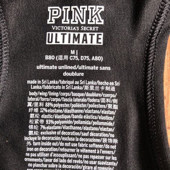 NEW Victoria Secret PINK Sports Bra Medium NWOT - Picture 5 of 15